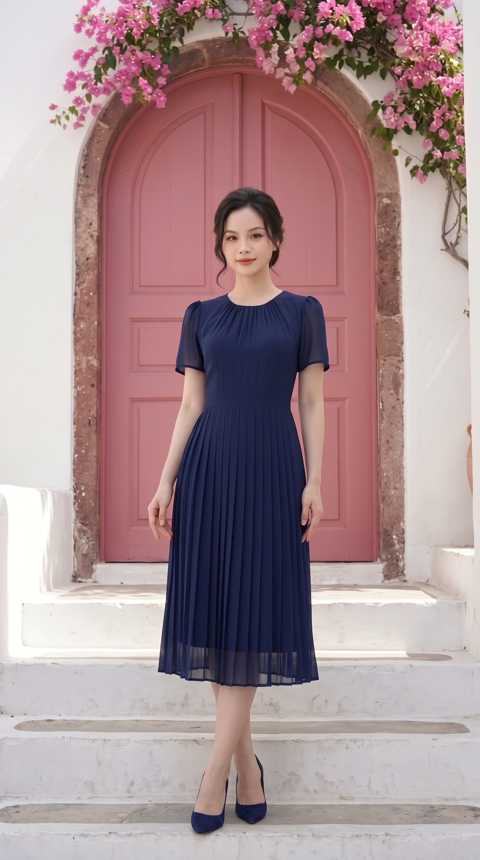 Vanessa 673 - Xanh trơn