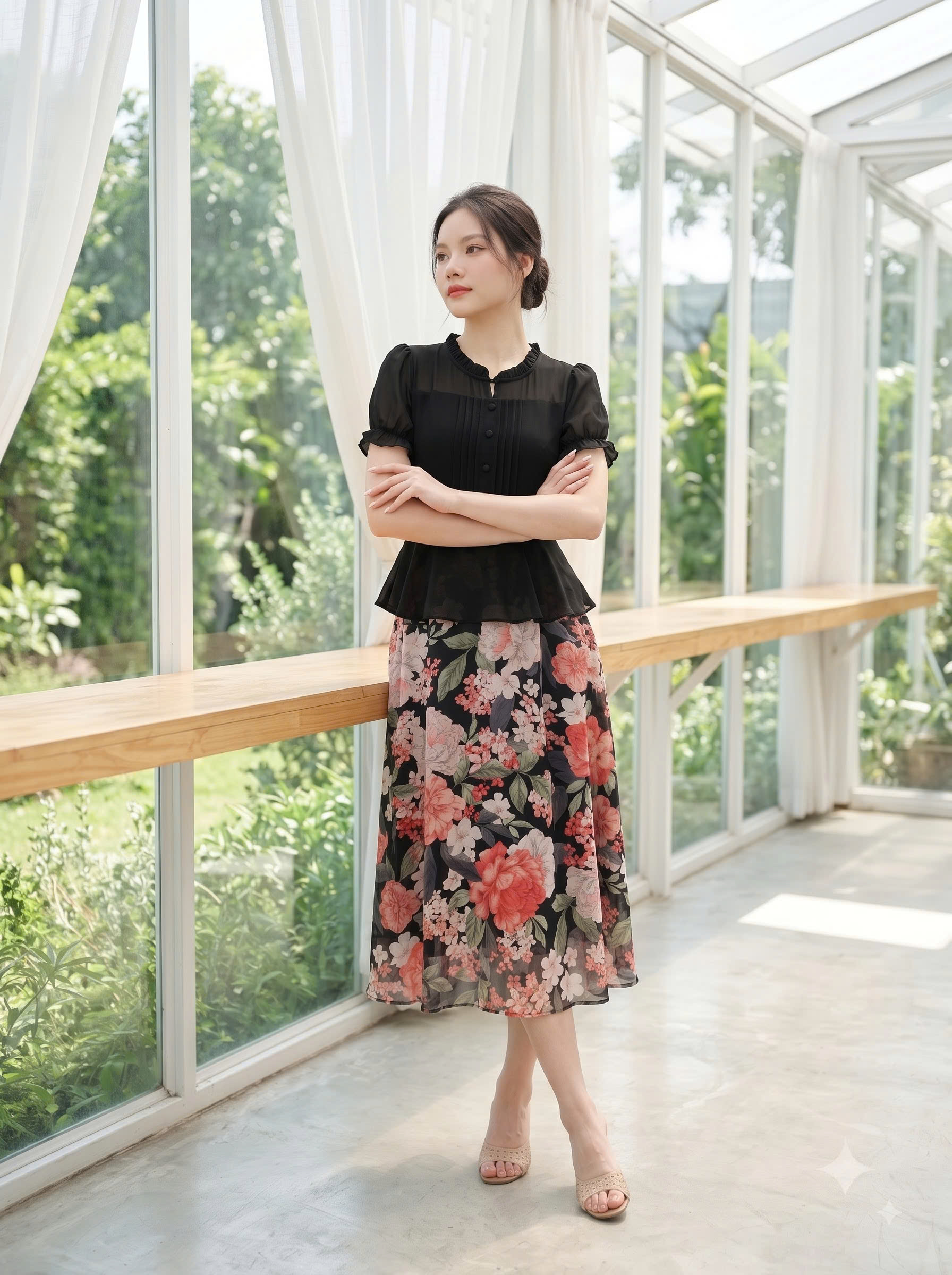 Zuri 215 - Đen hoa
