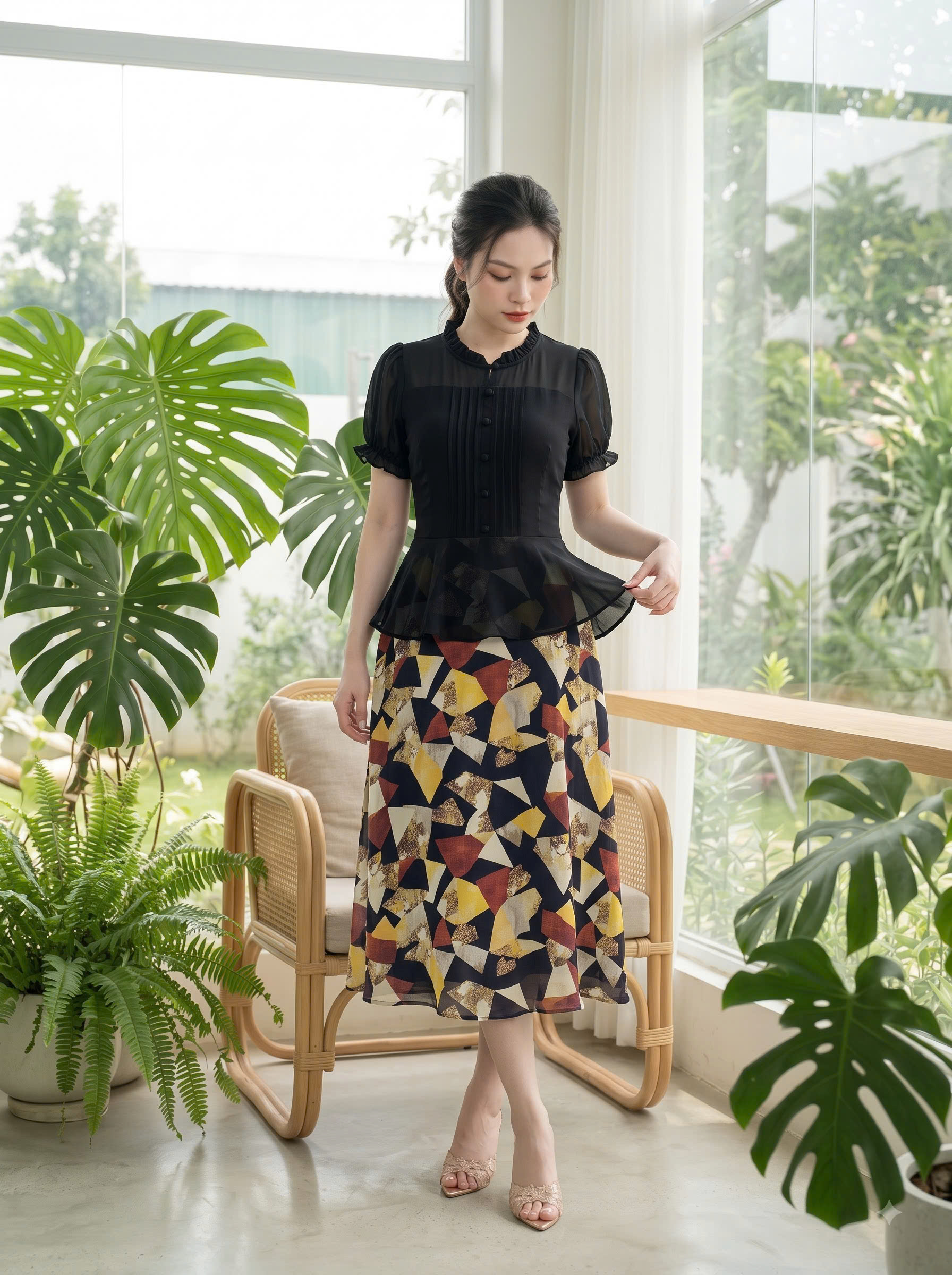 Zuri 215 - Đen lập thể