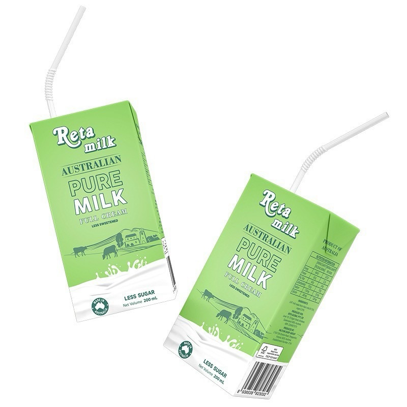 Sữa tươi ít đường Reta 200ml