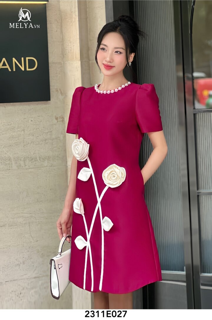 Váy Suông - Đầm Suông V05 Lụa Yếm Dáng A Sang Chảnh | Shopee Việt Nam