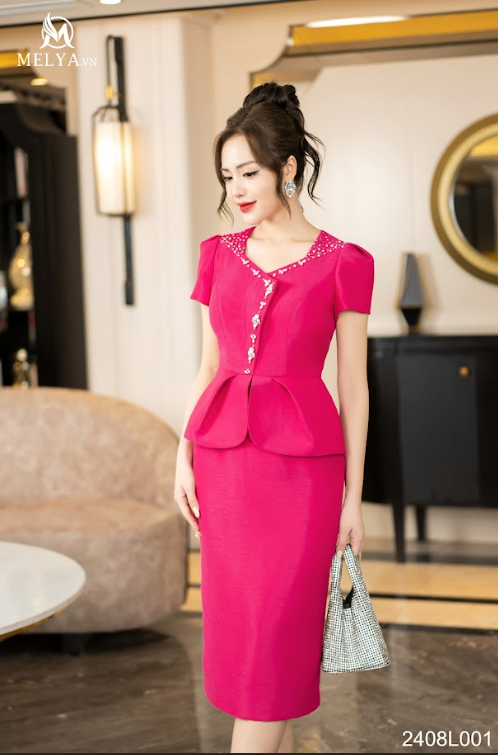 Đầm Ôm - Pink Saphia - Hồng Sen