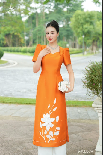 Áo Dài - Bạch Lan - Cam