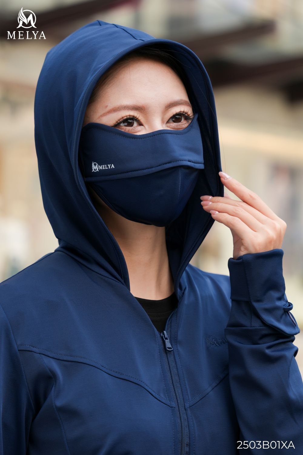 Khẩu trang che gò má Mesun - Màu Dark Navy