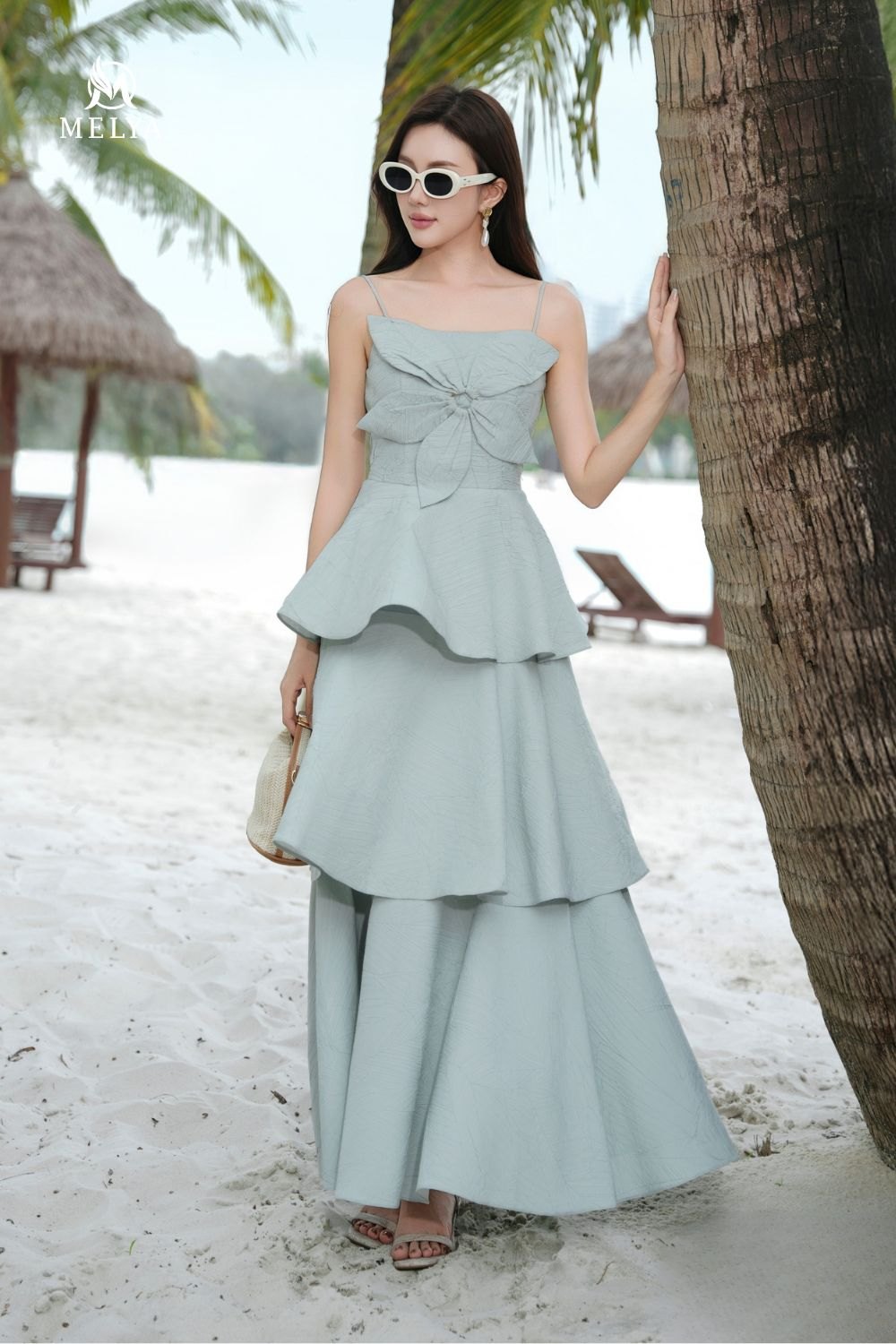 Maxi - Lyly dress - Xanh bạc hà