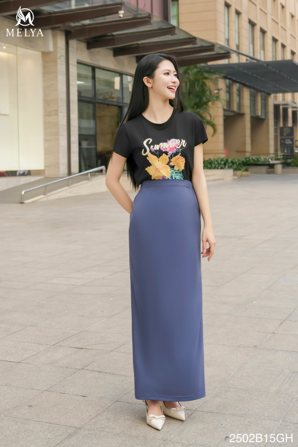 Chân váy chống nắng Mesun - Màu Gray Blue
