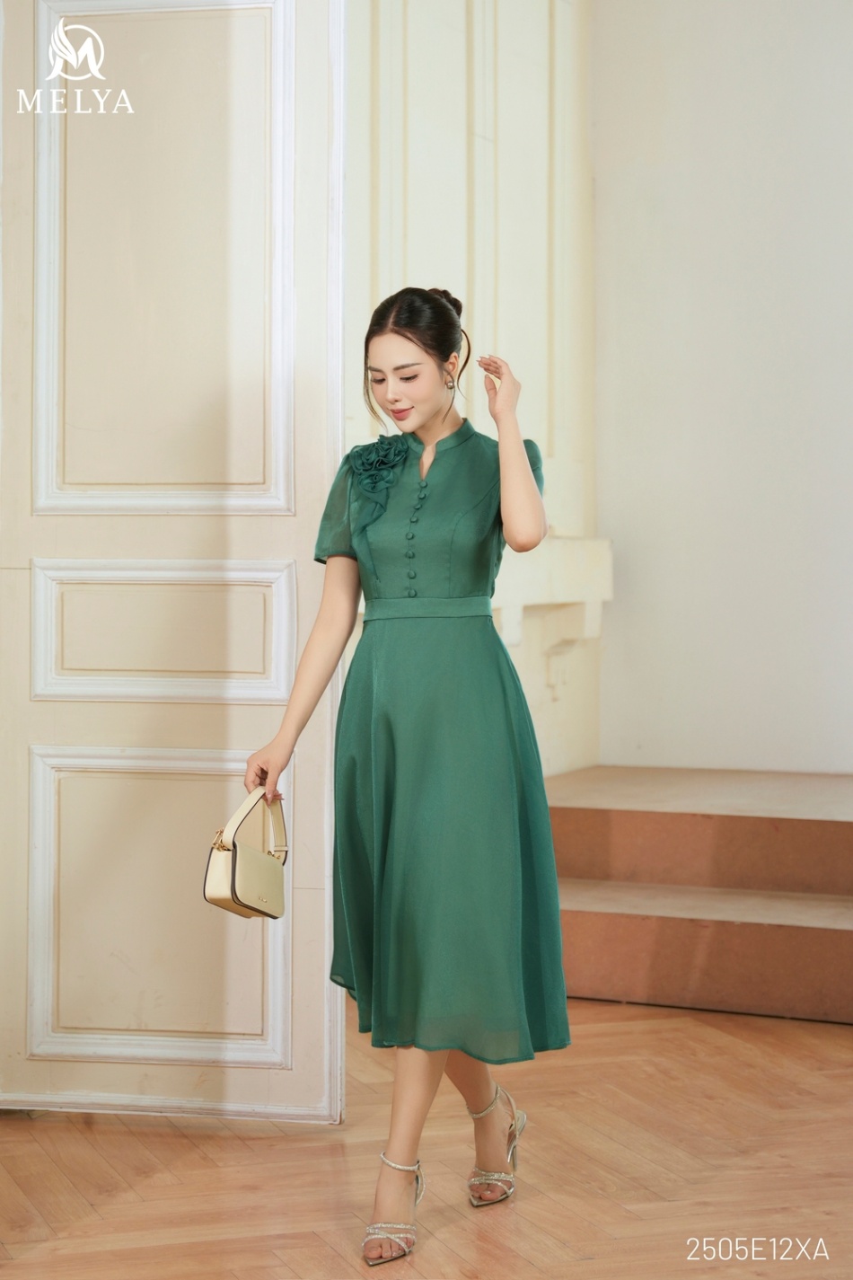 Đầm xòe - Emerald Breeze dress - Xanh lá