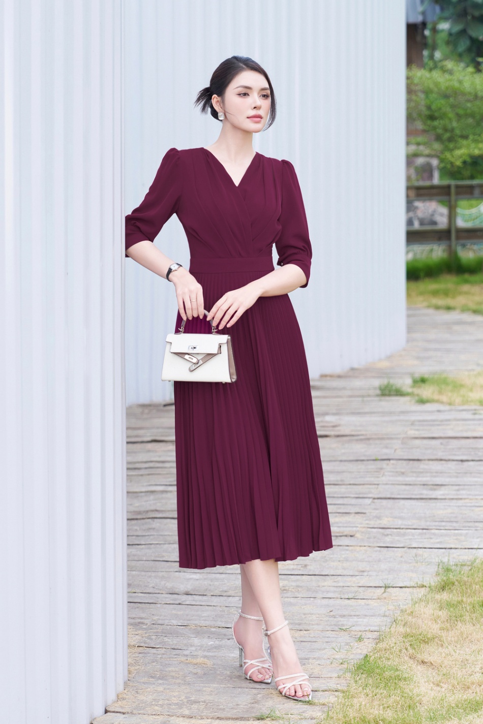 Đầm xòe - Amethyst dress - Tím cẩm