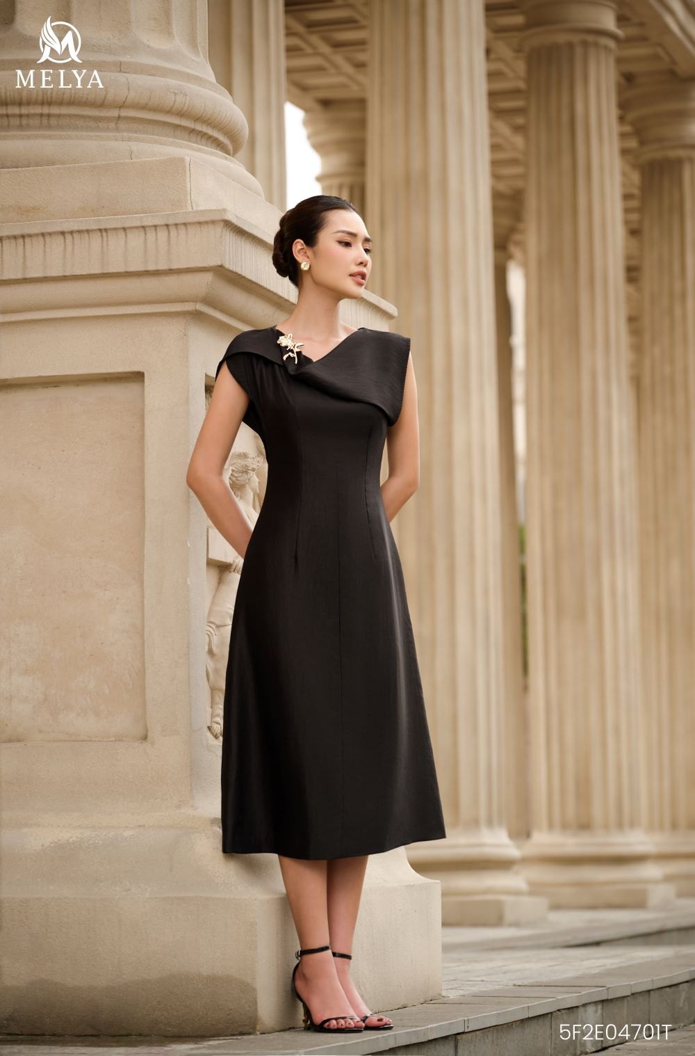 Đầm A - Noir Élégance Dress - Đen