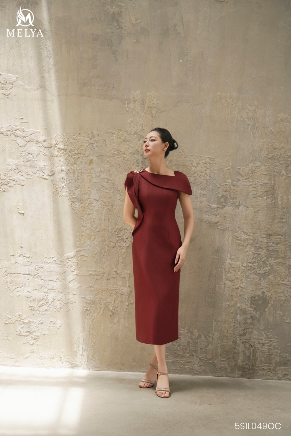 Đầm ôm - Yancy dress - Đỏ mận
