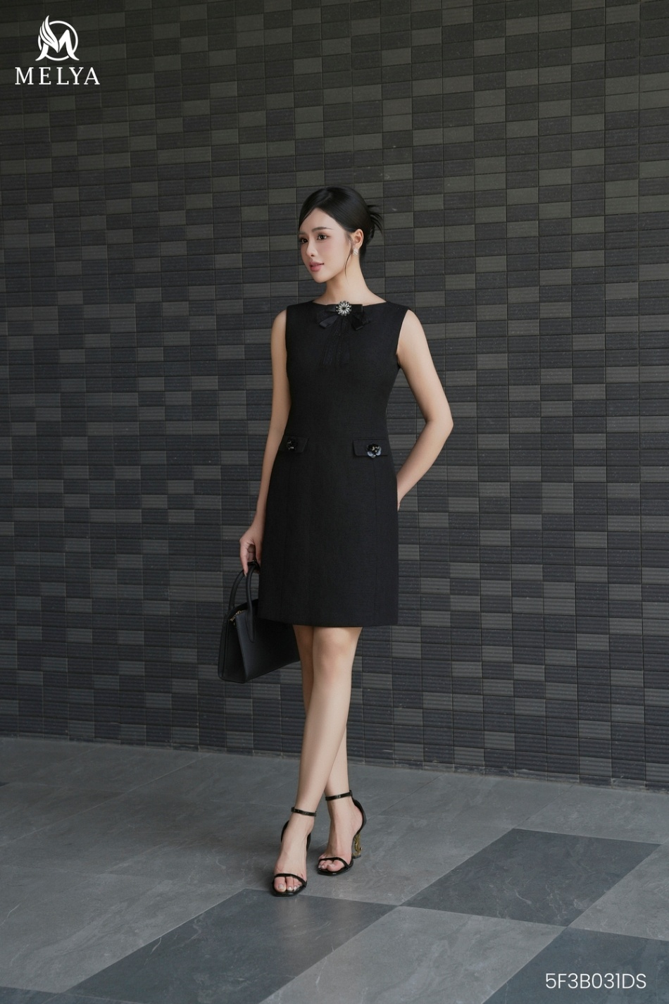 Đầm A - The Audrey - Đen