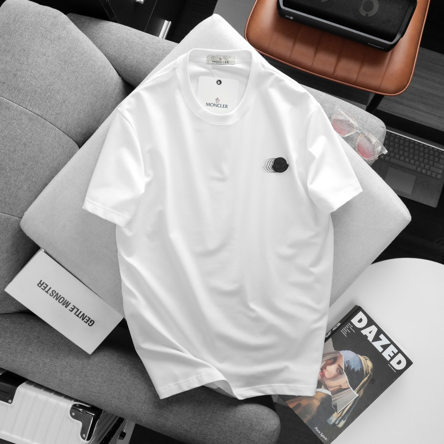 ÁO MONCLER FADED LOGO