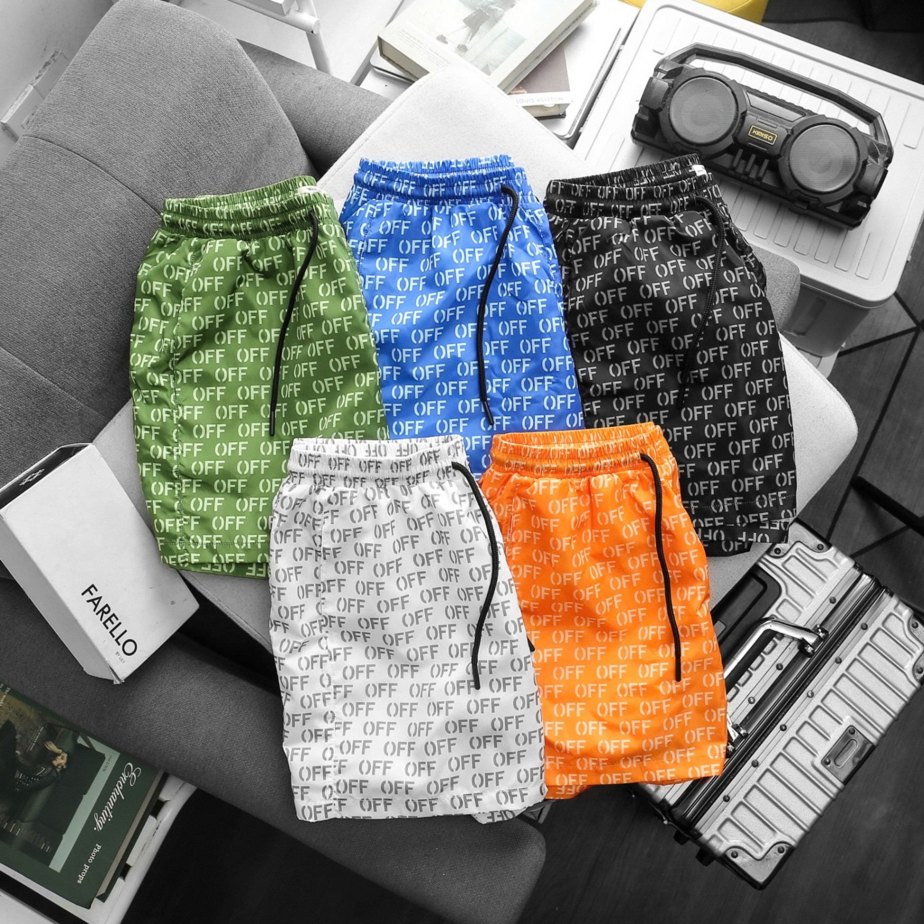 Short biển big OFFWHITE