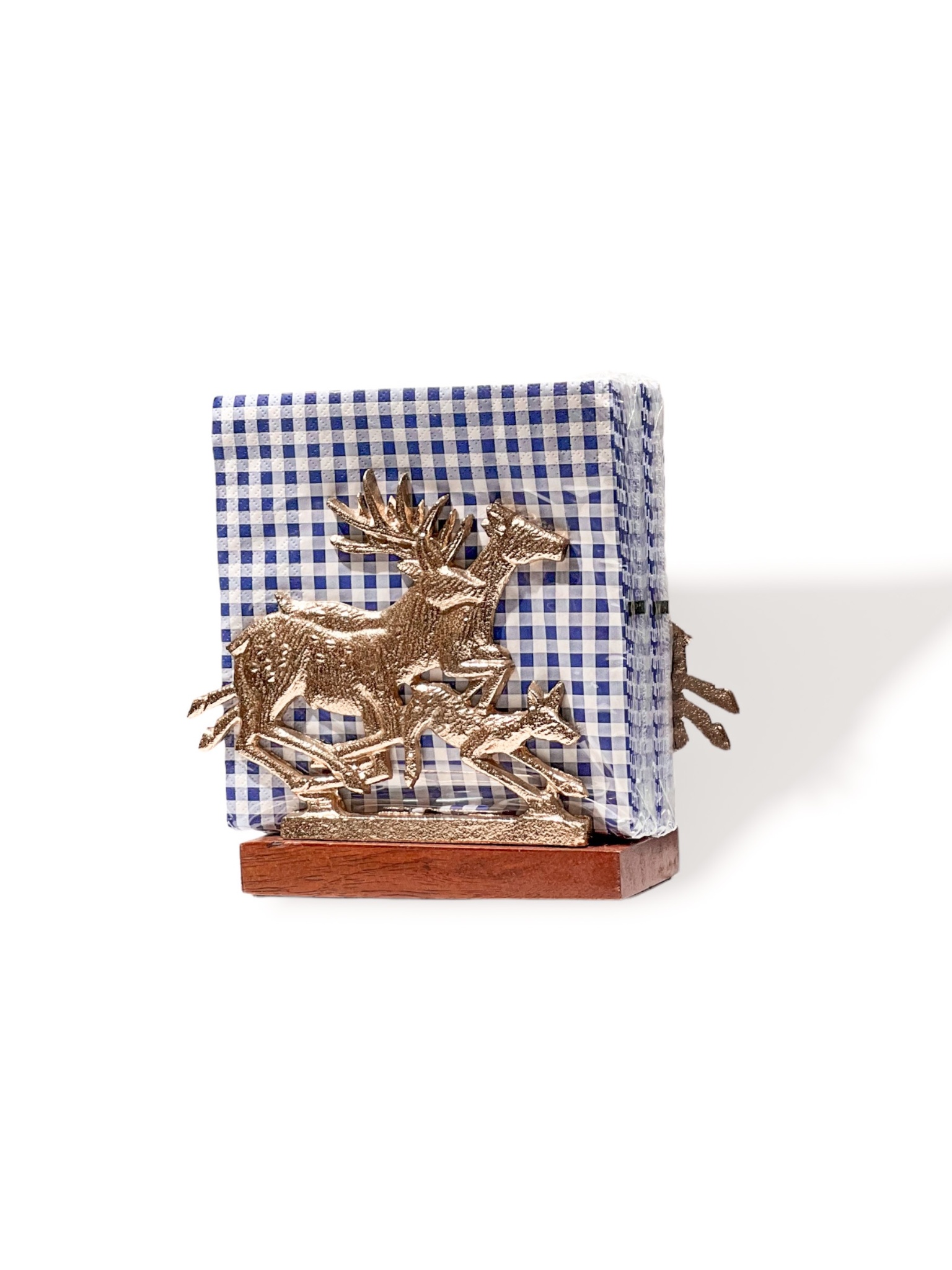 Deer Napin Holder - Kẹp Khăn Ăn Hình Hươu Aluminium 14x6x11cm AU22