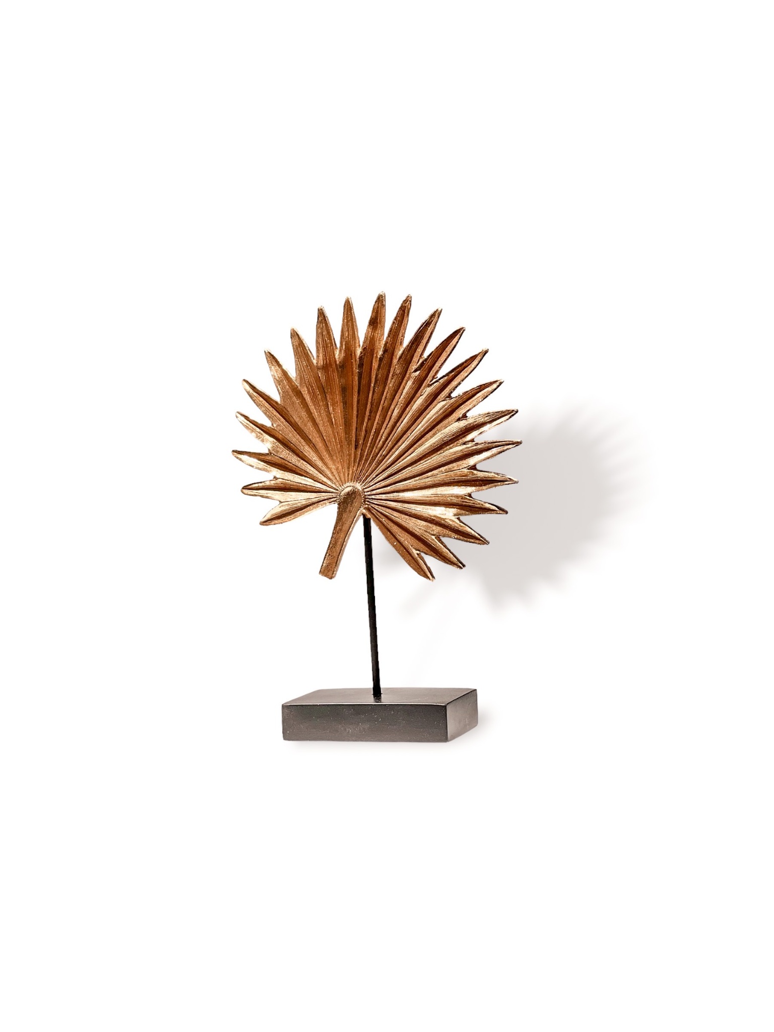 Palm Leaf Statue - Tượng Lá Cọ Trang Trí 26*43*8 W22