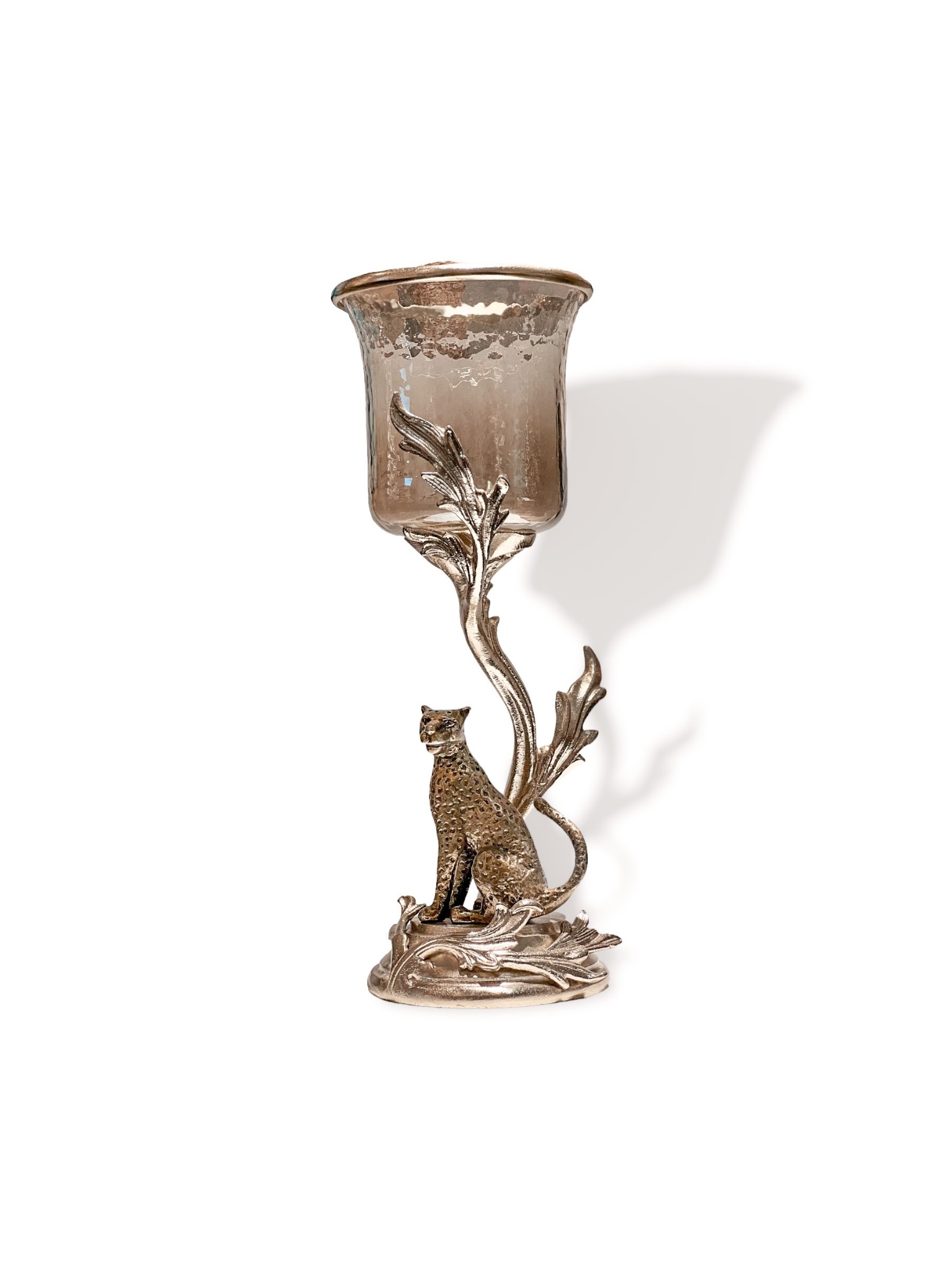 Tiger Brass Flower Vase - Lọ Hoa Cọp Đồng M AU22