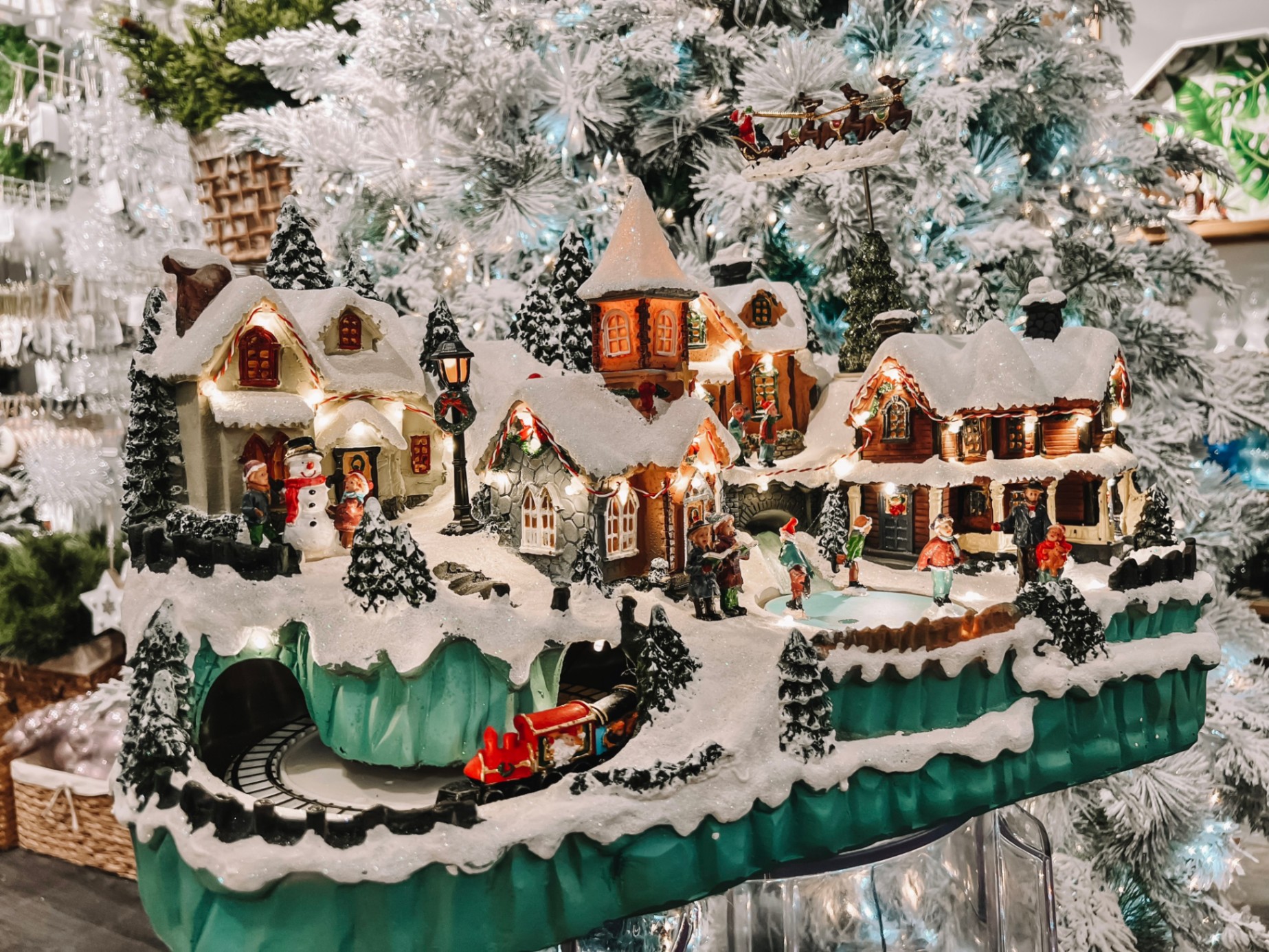 Powderstone & Glass Fiber Xmas Town Season 9 -Thị Trấn Giáng Sinh 9 50*25*38