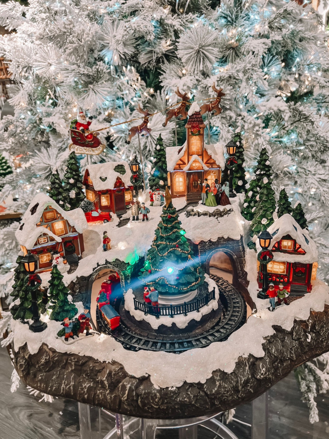 Powderstone & Glass Fiber Xmas Town Season 10 -Thị Trấn Giáng Sinh 10 44*30*33