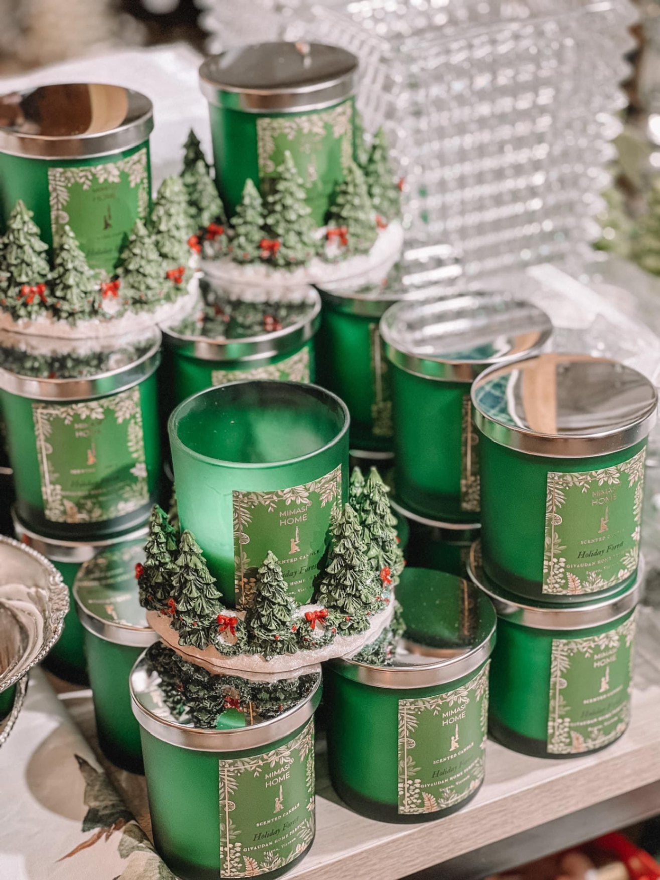 Pine Forest Candle Holder - Đế Nến Rừng Thông