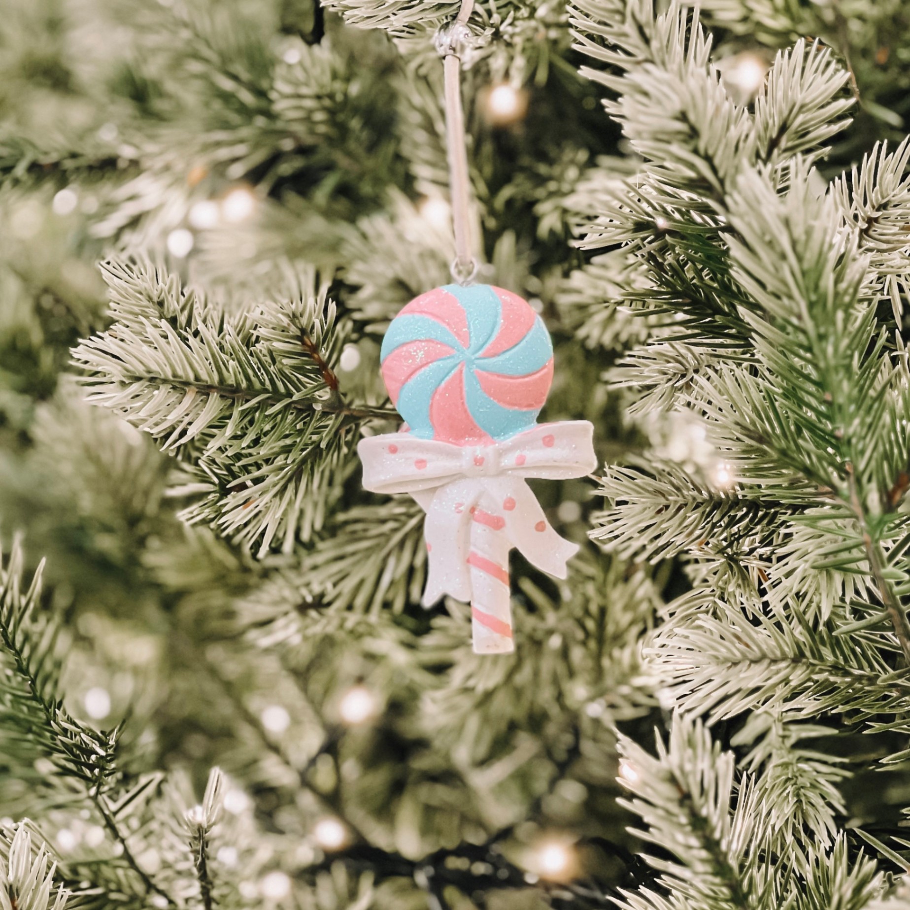 Lollipop Ornament 3 W23 - Đồ Treo Hình Kẹo Cầu Vòng 3