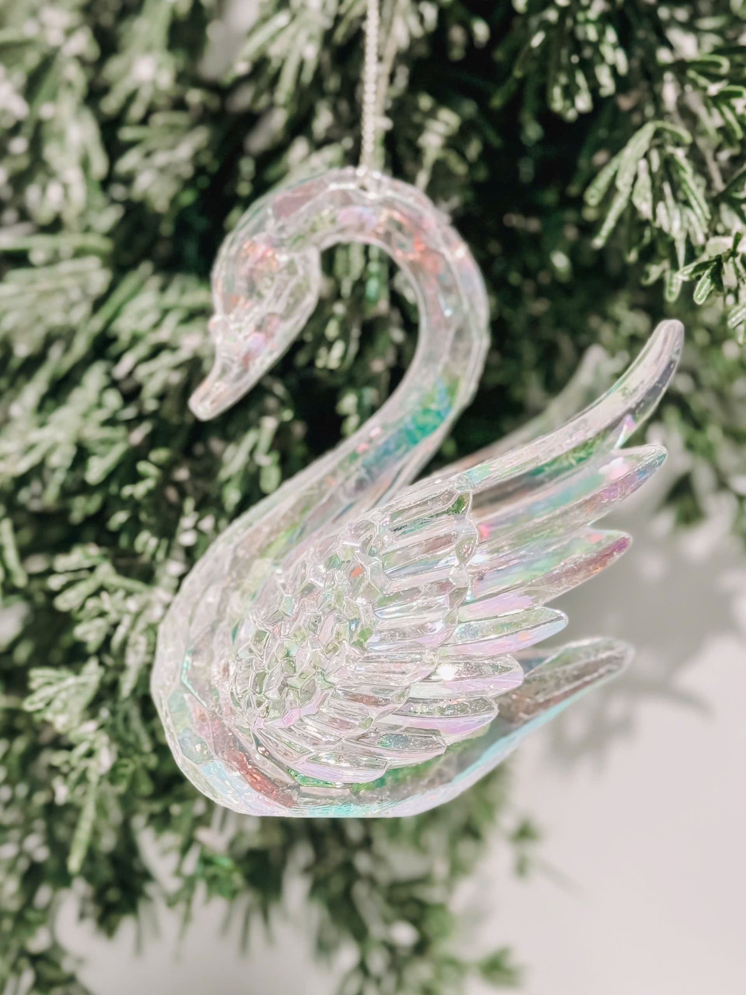 Hologram Swan - Đồ Treo Thiên Nga Màu Holo
