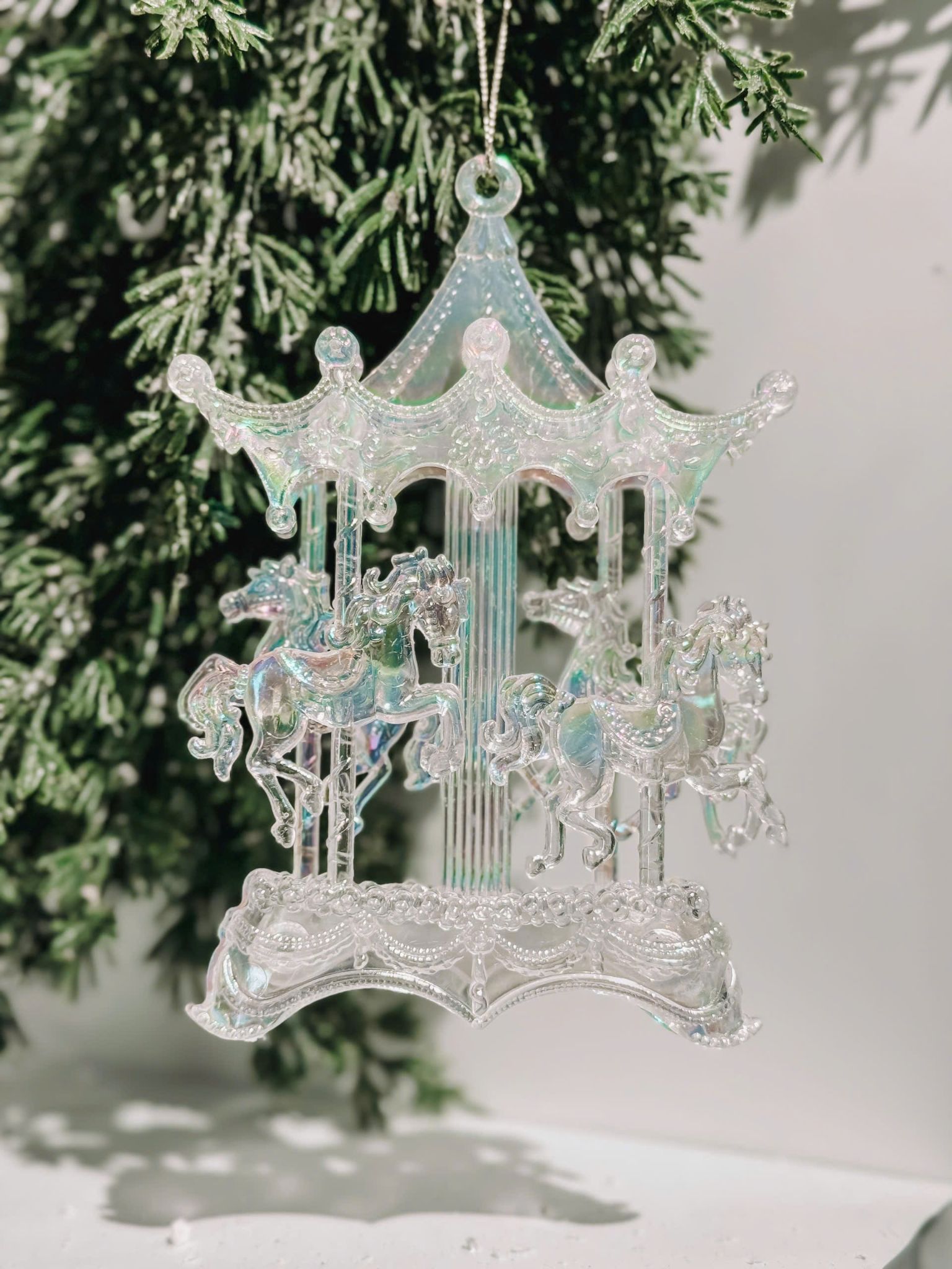 Hologram Carousel - Đồ Treo Vòng Xoay Ngựa Màu Holo