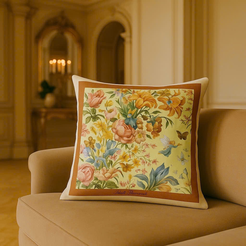 Velvet Cushion Frame 45*45cm - Vỏ Gối Nhung Pháp 45*45cm M12