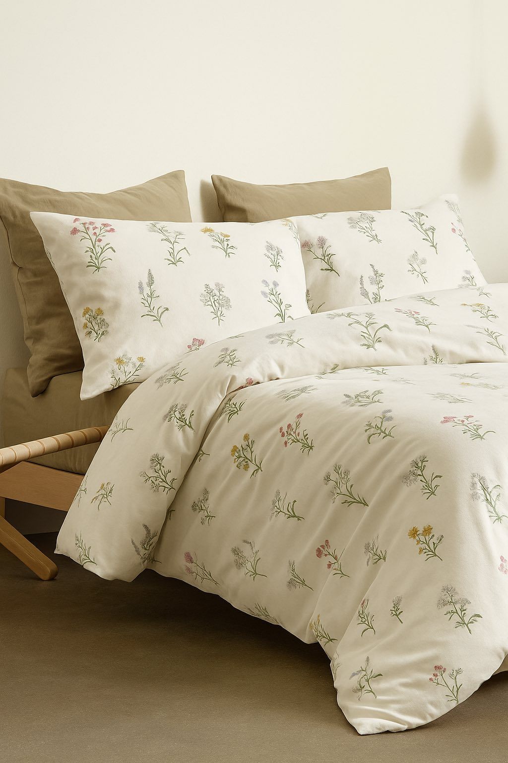 Autumn Cotton Bedding Set 5- Bộ Drap Mùa Thu Cotton Ai Cập 5 Món M7