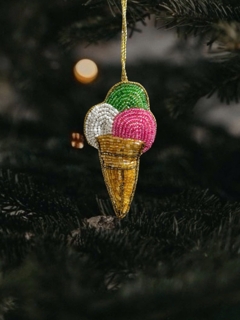 Bead Embroidered Icecream