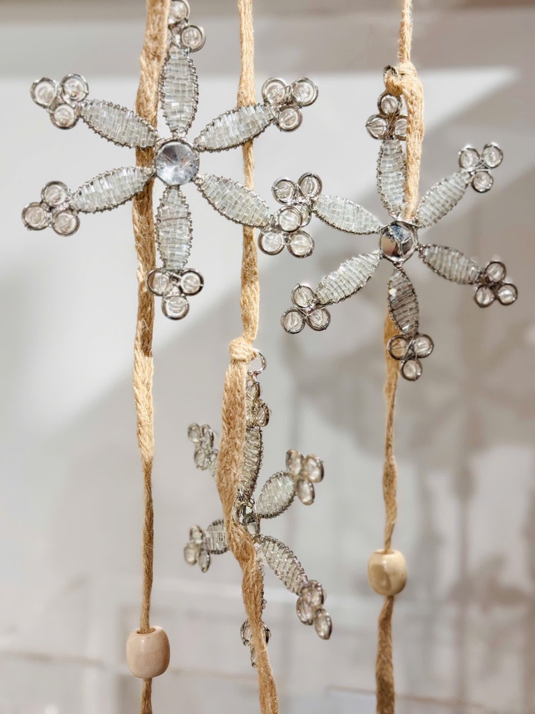 Beaded Snowflake Ornament - Hoa Tuyết Dây Belem