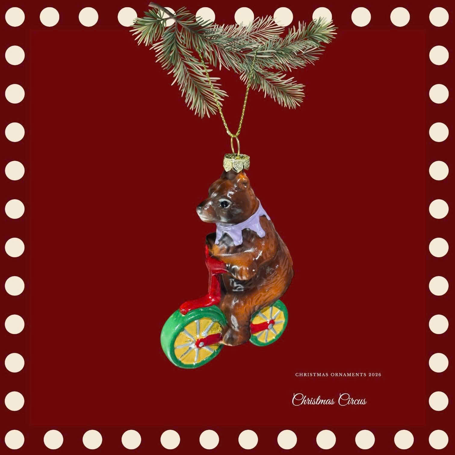 Bear Riding Bycicle - Gấu Đạp Xe Xiếc