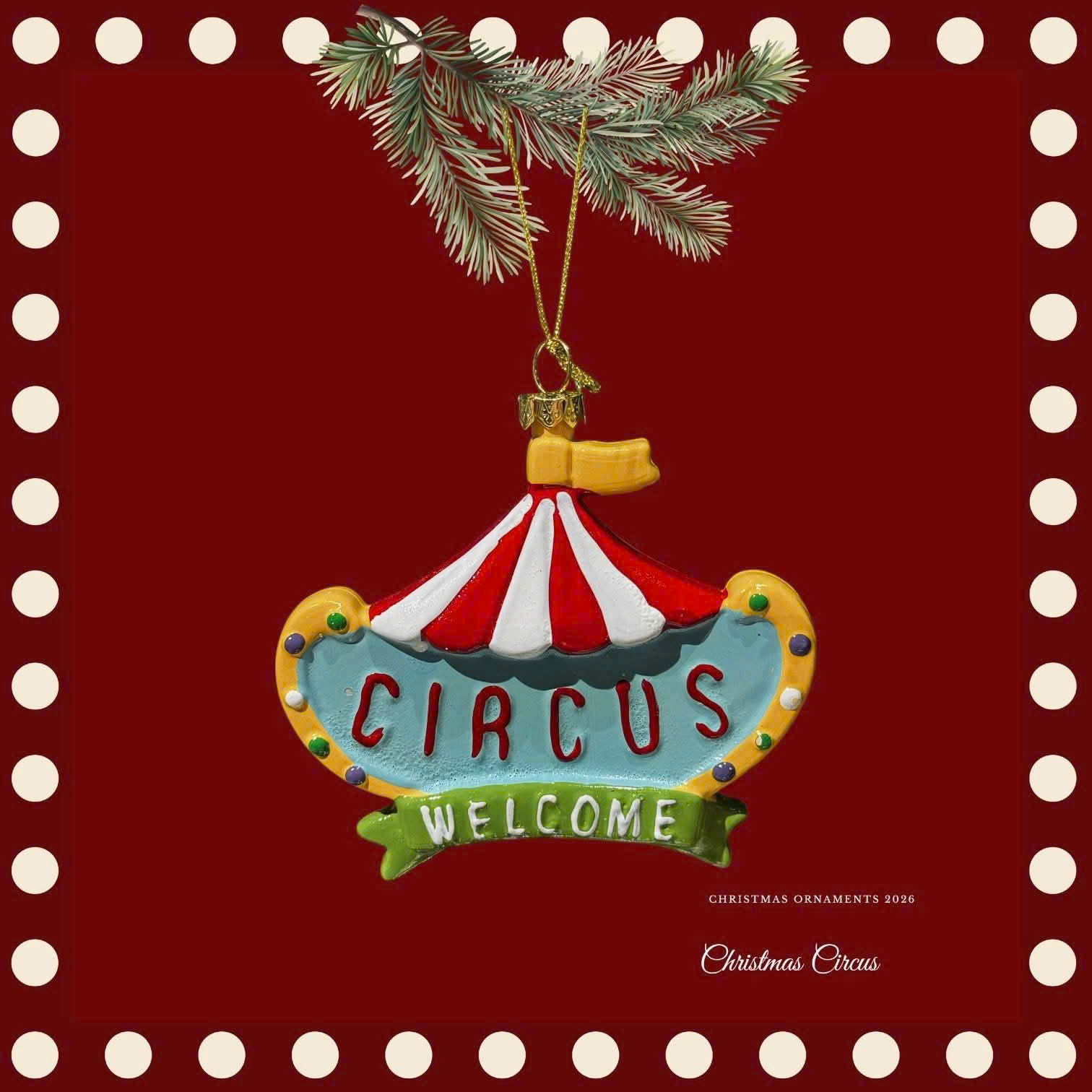 Circus Banner - Bản Treo Rạp Xiếc