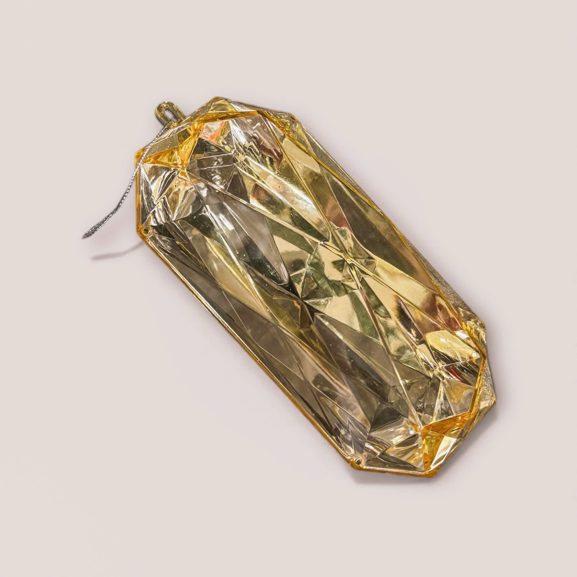 Crystal Mirror Glaze In Yellow - Đá Vàng Sparkling Light