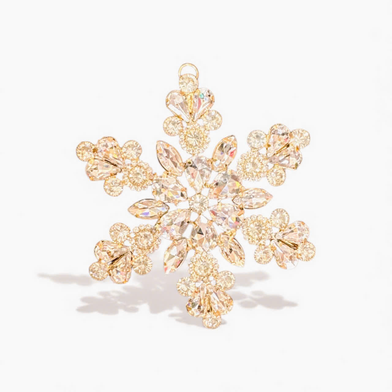 Crystal Snowflake Ornament - Hoa Tuyết Ánh Đá Vàng Los Angeles