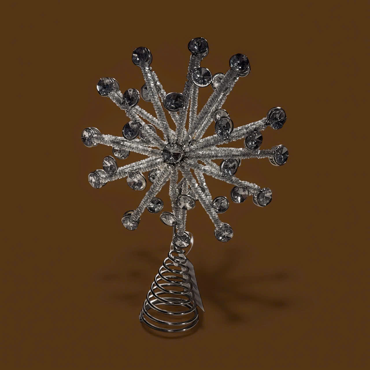 Beaded Snowflake Tree Topper - Chóp Cây Thông Ngôi Sao Star's Light