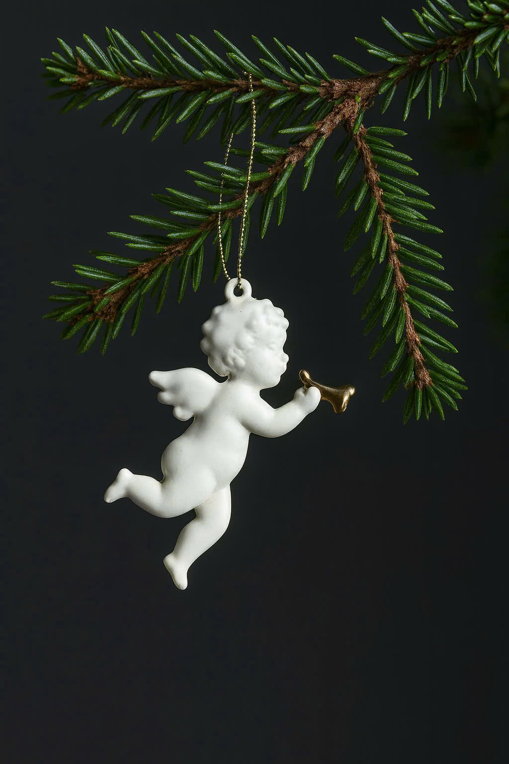 Cupid Ornament - Đồ Treo Thần Tình Yêu Cầm Đàn