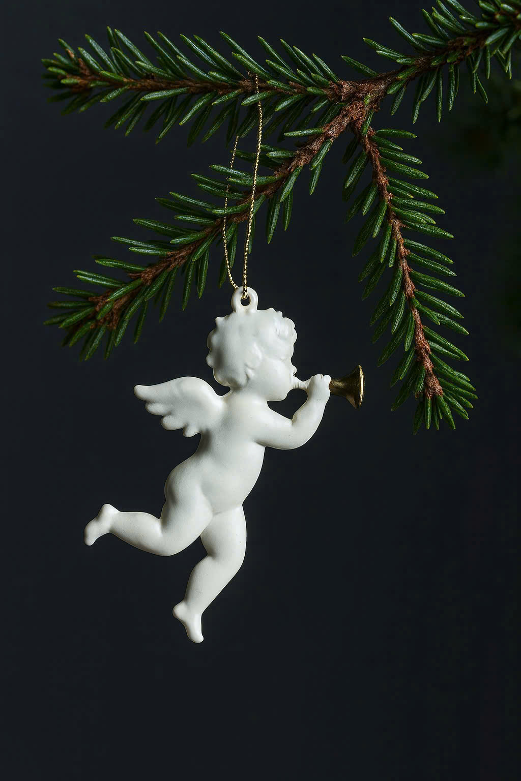 Cupid Ornament - Đồ Treo Thần Tình Yêu Cầm Kèn