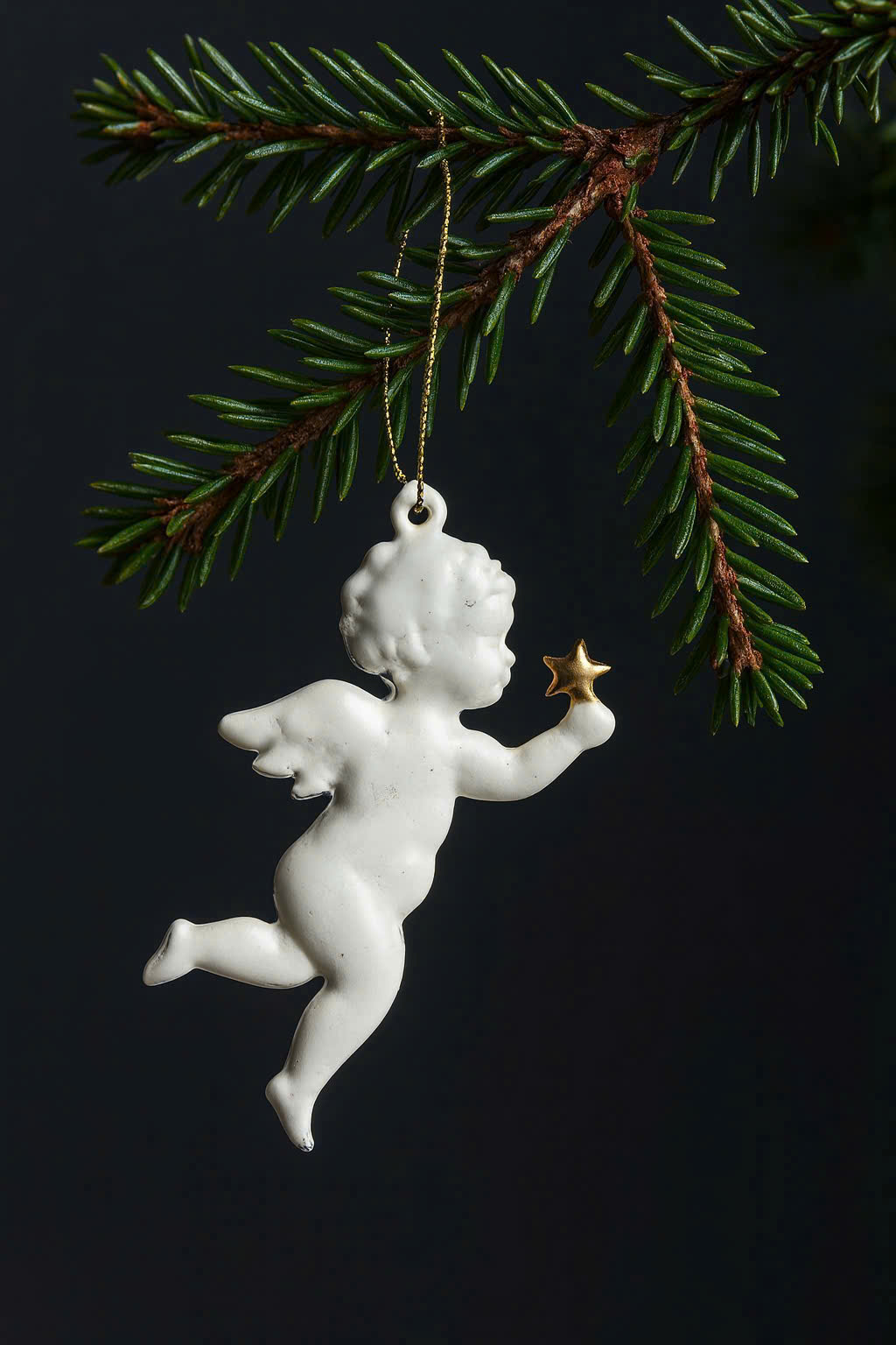 Cupid Ornament - Đồ Treo Thần Tình Yêu Cầm Ngôi Sao
