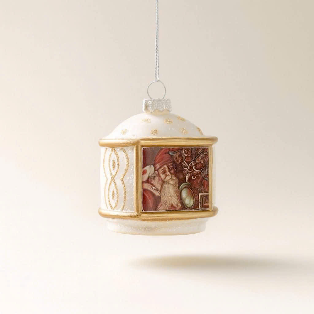 Glass Gift Box Ornament - Đồ Treo Hình Hộp Quà Thủy Tinh