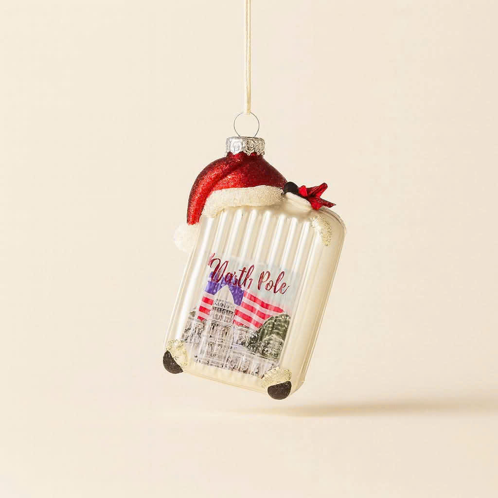 Glass Trunk Ornament - Đồ Treo Hình Gốc Cây Thủy Tinh