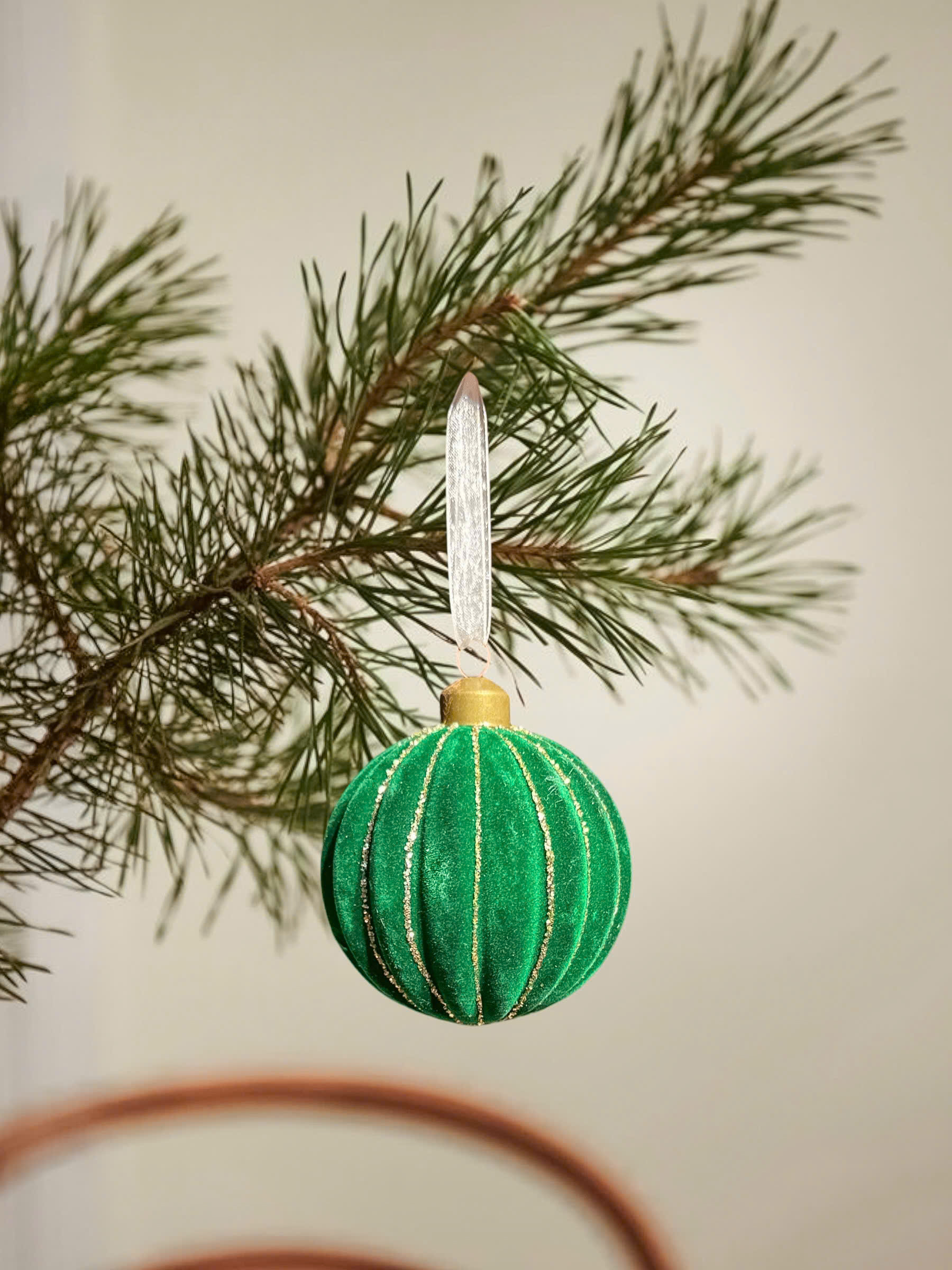 Green Color Glass Ball - Trái Châu Thủy Tinh