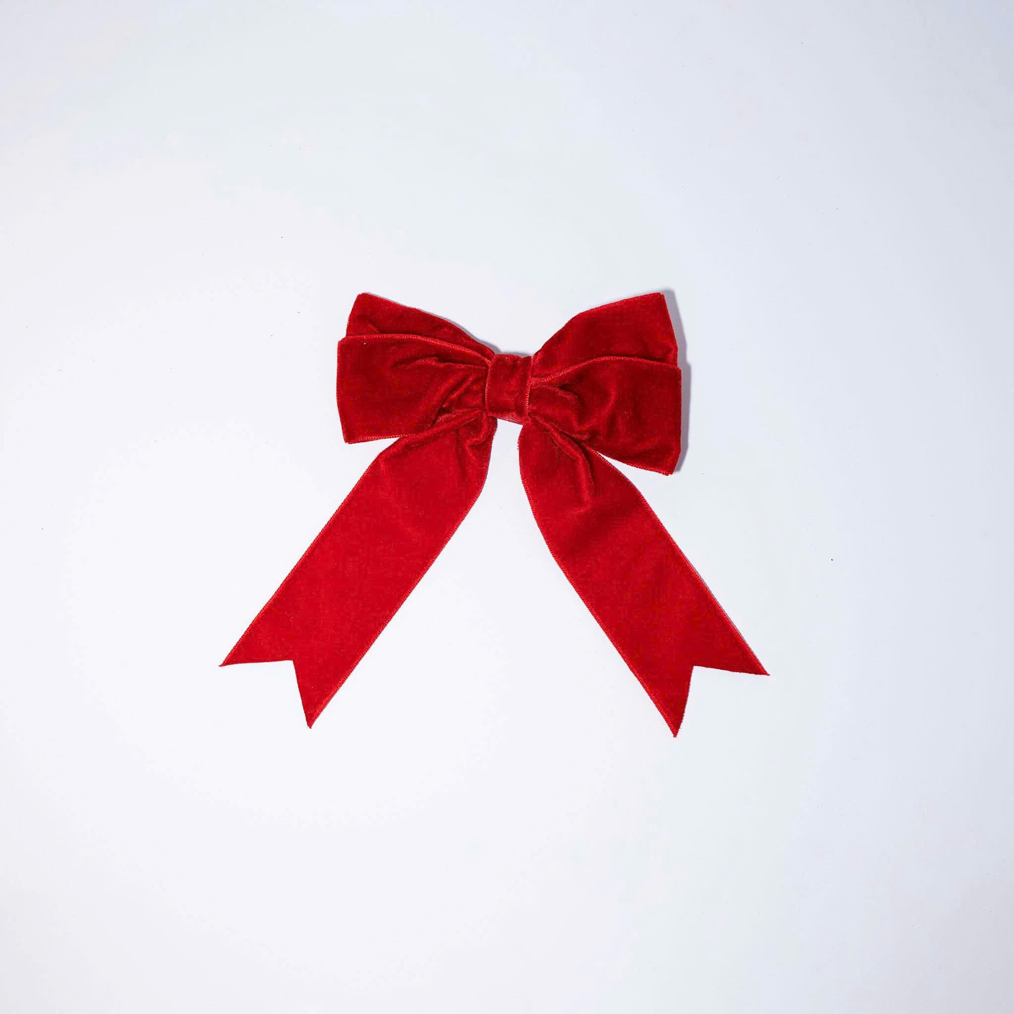 Ornament Small Red Bow Set 6 - Đồ Trang Trí 6 Nơ Đỏ Nhỏ