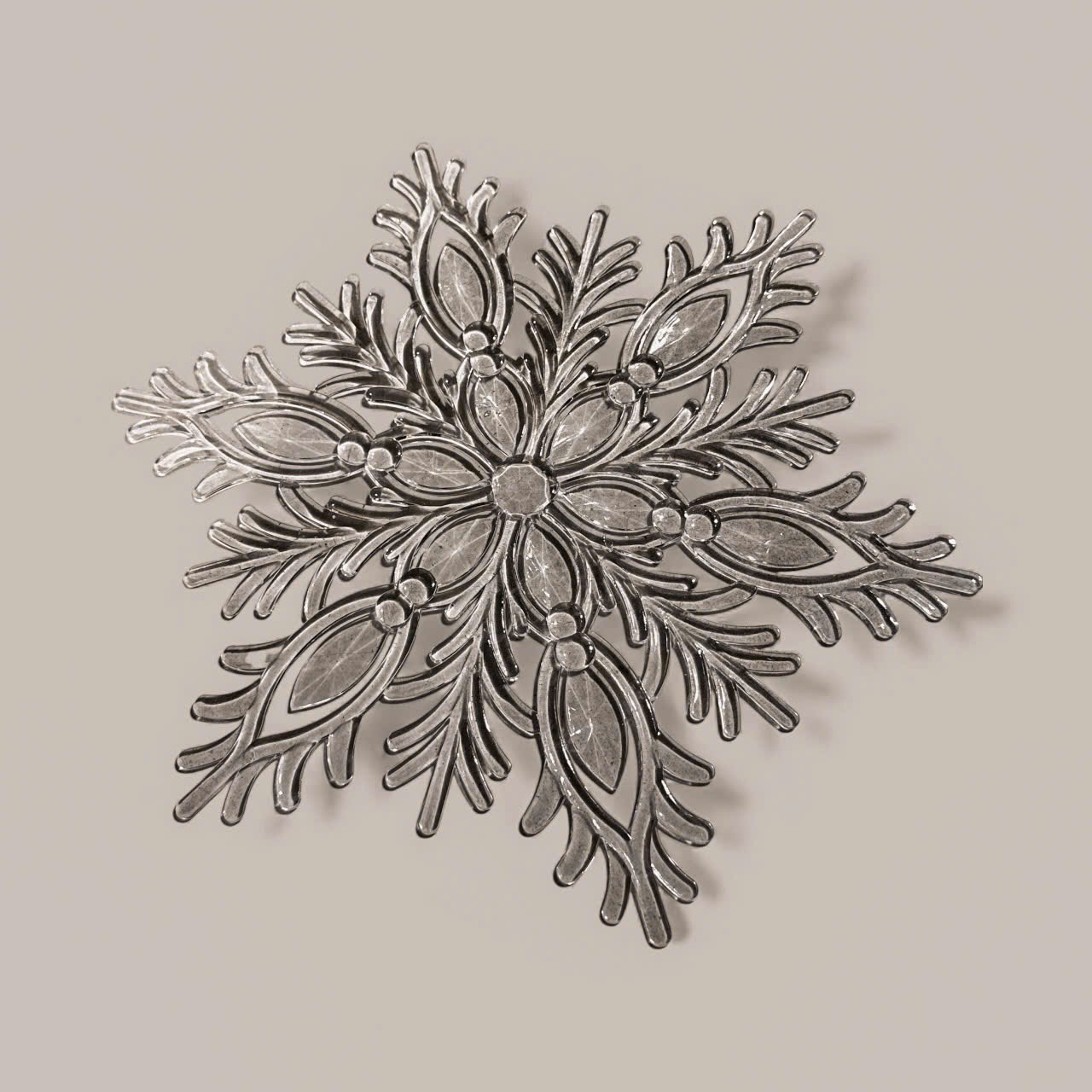 Snowflake In Clear - Hoa Tuyết Trong 25CM