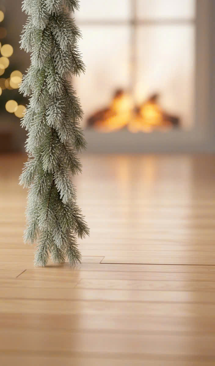 Snowy Pinecone Garland - Dây Quả Thông Tuyết