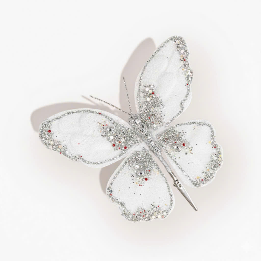 Sparkling Butterfly White - Bươm Bướm Sparkling Light Trắng