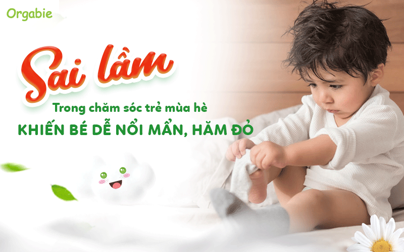 Ba mẹ nên chú ý để tránh làm tổn thương làn da con