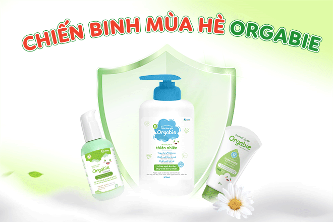 Bộ 3 sản phẩm Orgabie cho bé
