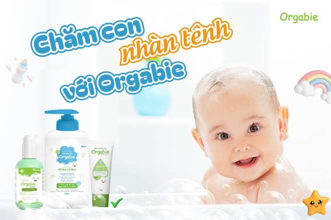 Bộ 3 sản phẩm Orgabie cho bé