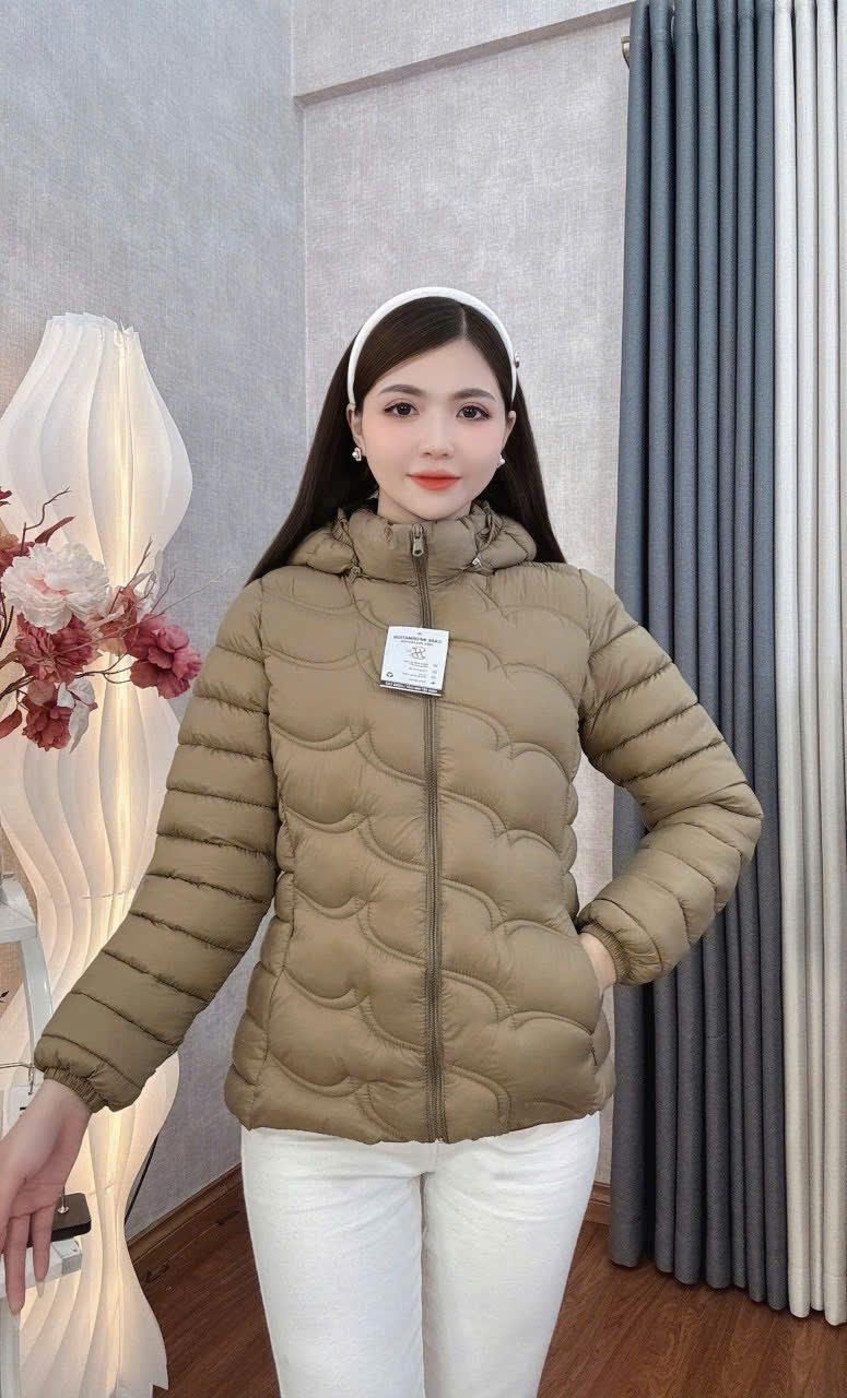 Áo phao họa tiết nơ đẹp