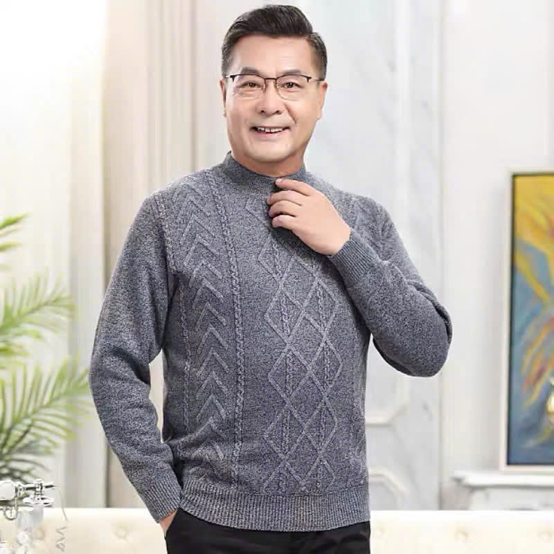 Áo len kẻ cho bố